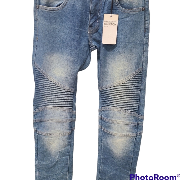 New with Tags PaperDenim&Cloth Quilted Jeans size 8 Slim - Picture 2 of 8